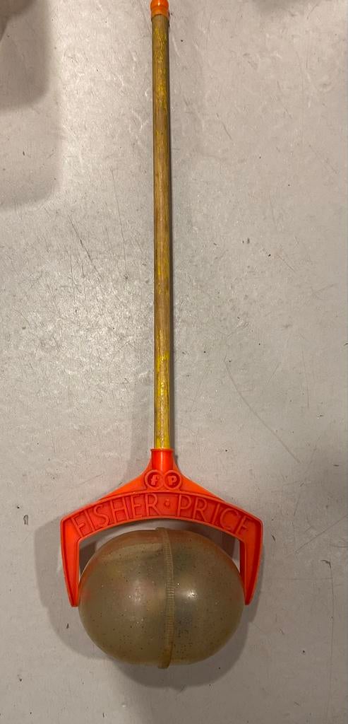 Fisher-Price Ratelbal  - Vintage speelgoed, Gebruikt, ., Ophalen of Verzenden, Met geluid