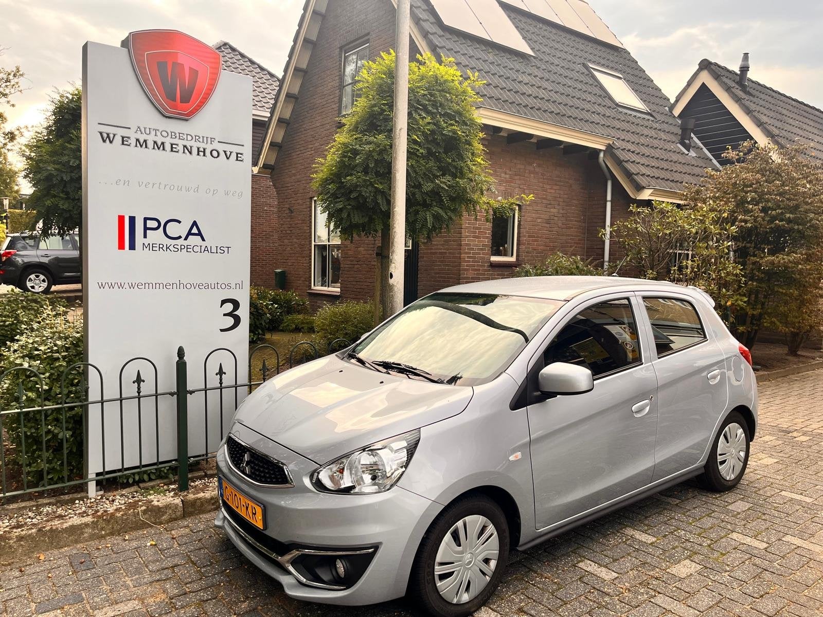 Mitsubishi Space Star 1.0 Cool+ Airco/Bleu tooth (bj 2019), Stof, Gebruikt, Origineel Nederlands, Bedrijf