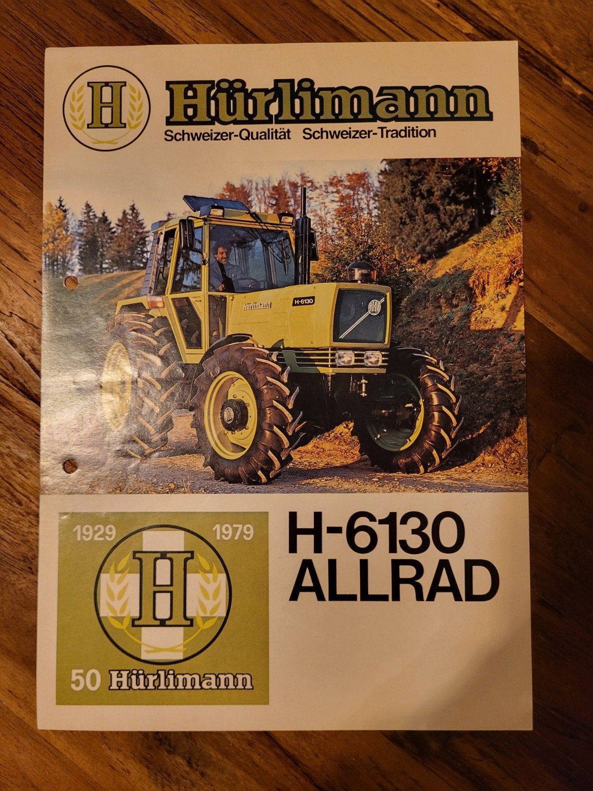 tractor folder Hürlimann H-6130 Allrad, Ophalen of Verzenden, Zo goed als nieuw