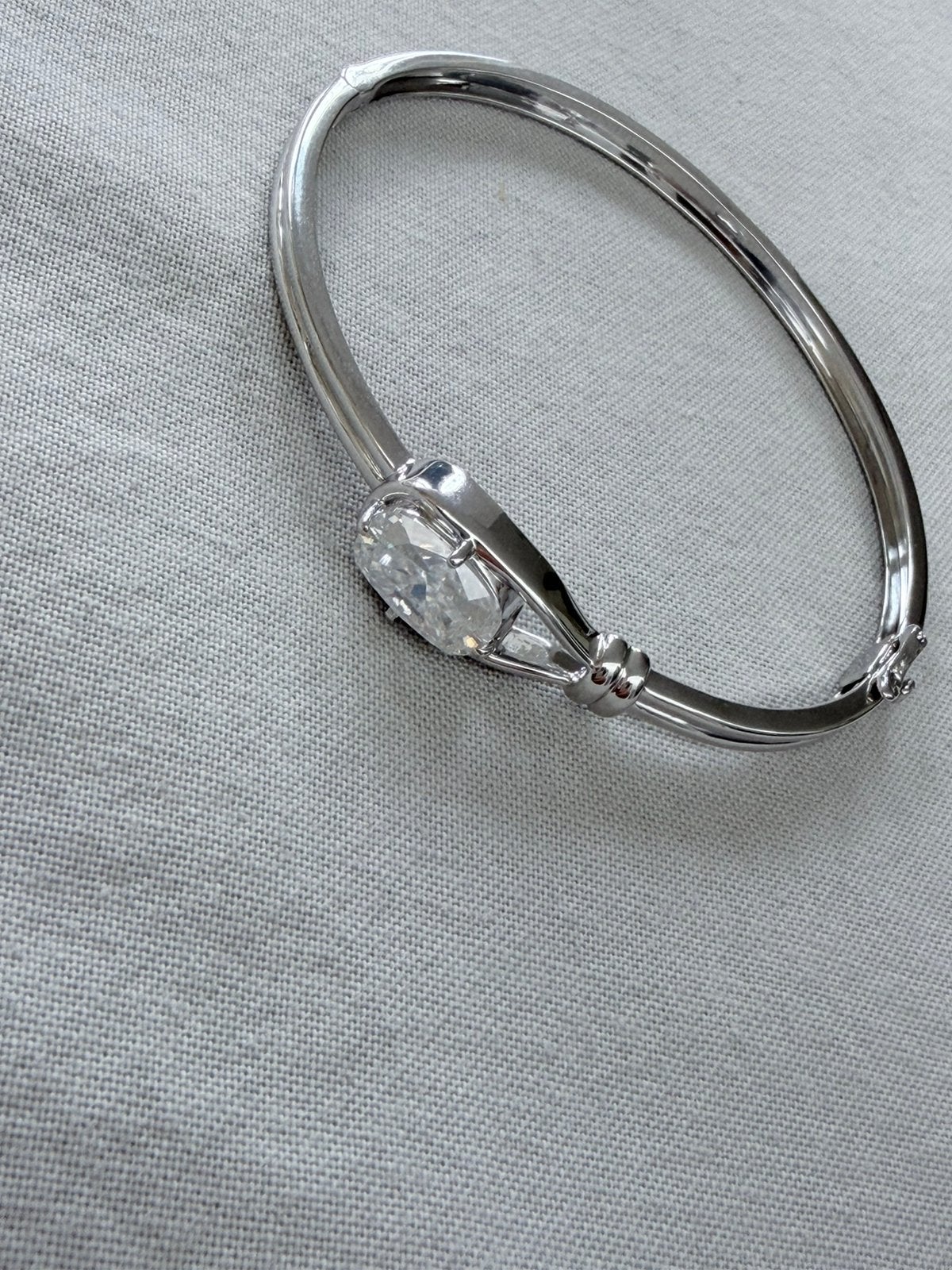 Armband antique moissanite cushion nieuw! Inc.verzenden, Verzenden, Nieuw, Met edelsteen, Zilver