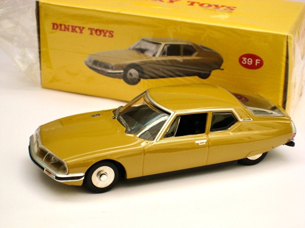 Citroen SM beige Atlas Dinky Toys 1:43, Ophalen of Verzenden, Nieuw, Auto, Dinky Toys