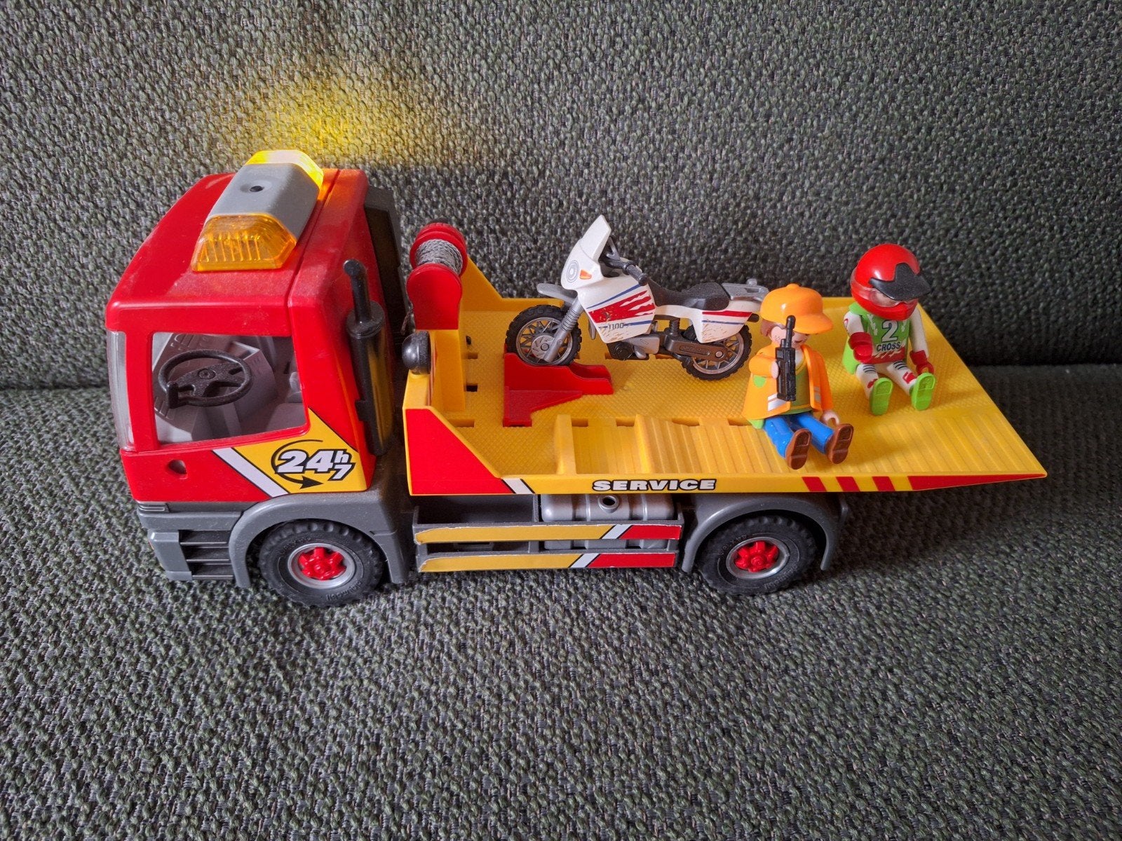 Playmobil City sleepwagen met motor 70199, Ophalen, Gebruikt