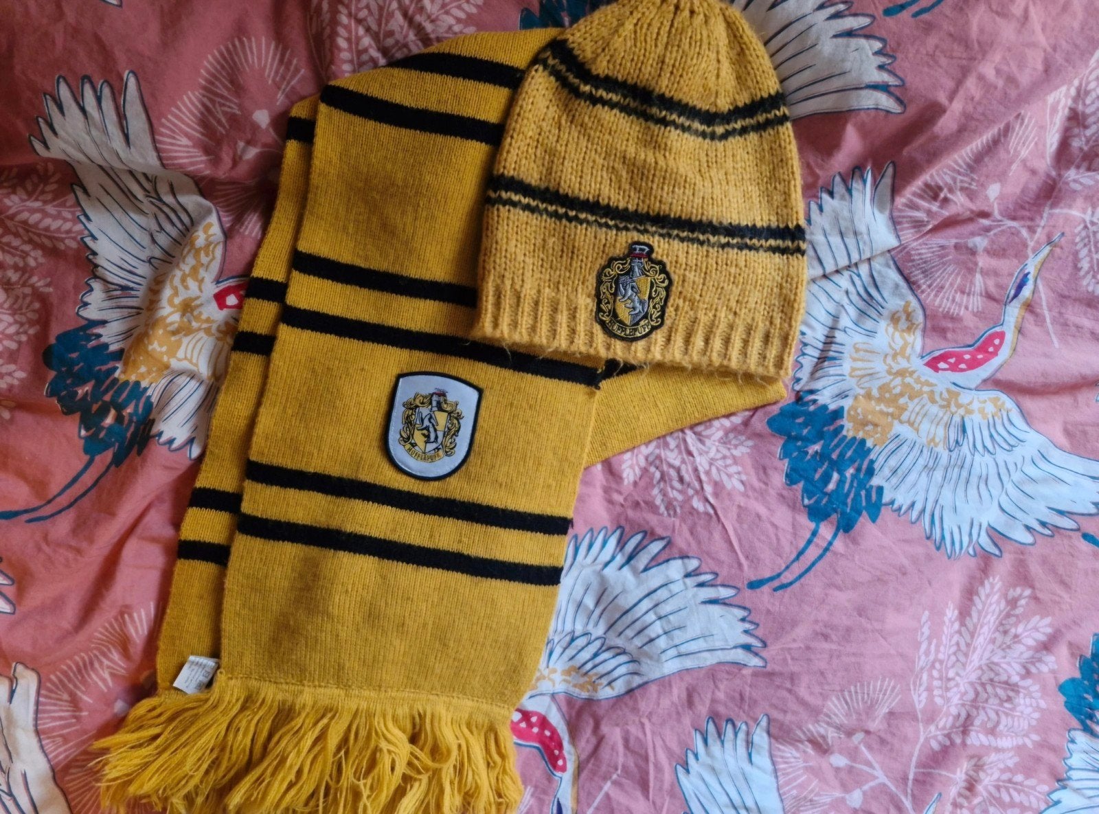Huffelpuff set, Harry Potter, Warner Bros, Ophalen of Verzenden, Gebruikt, Gebruiksvoorwerp