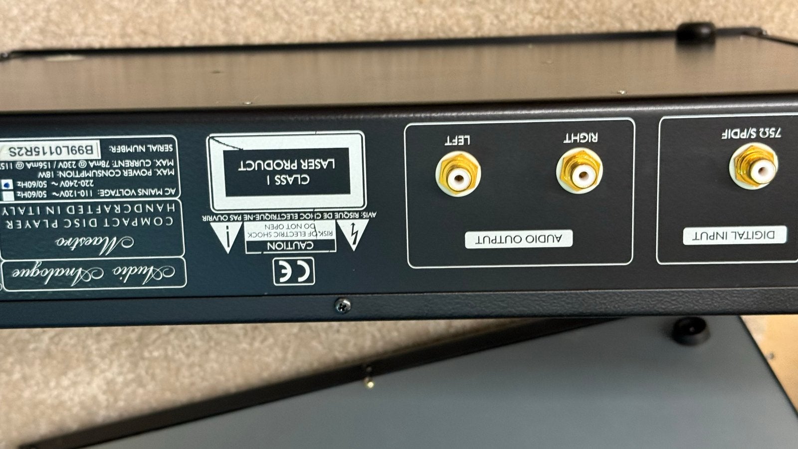 Audio Analogue Maestro Compact Disc Player, Ophalen, Gebruikt, Overige merken