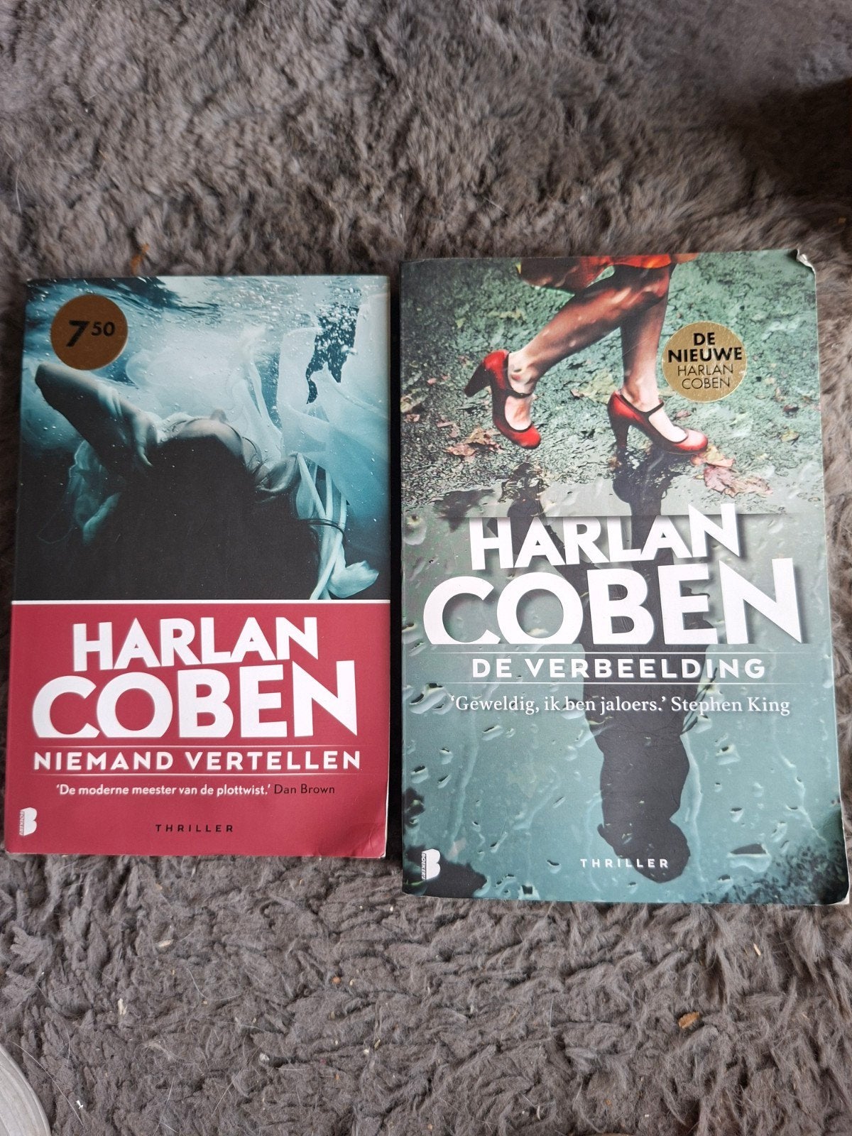 2 boeken Harlan Coben, Ophalen of Verzenden, Gelezen