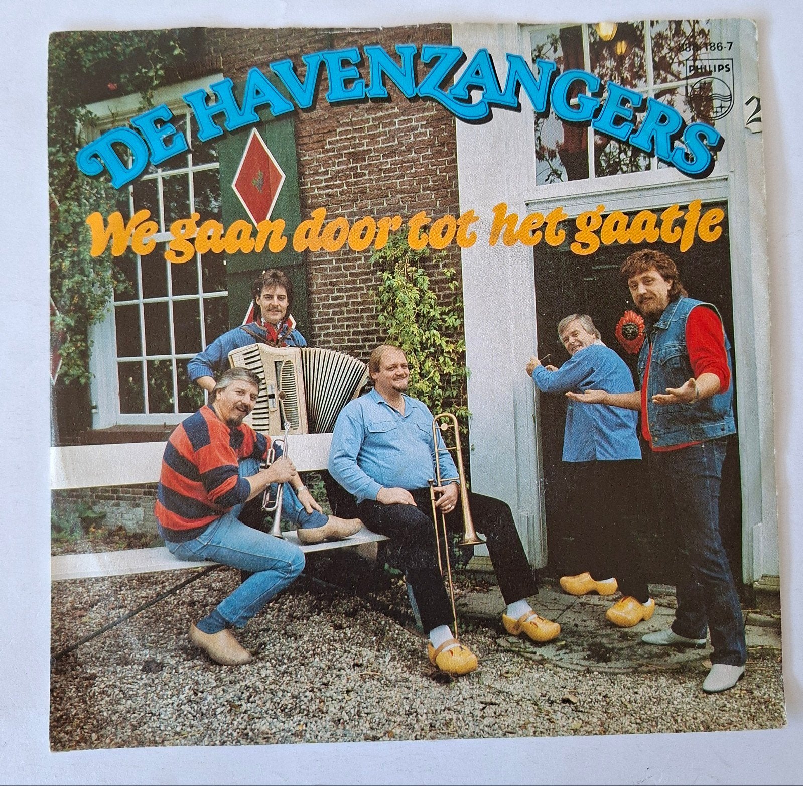 De Havenzangers      We gaan door tot het gaatje, Ophalen of Verzenden, Gebruikt, 7 inch, Levenslied of Smartlap