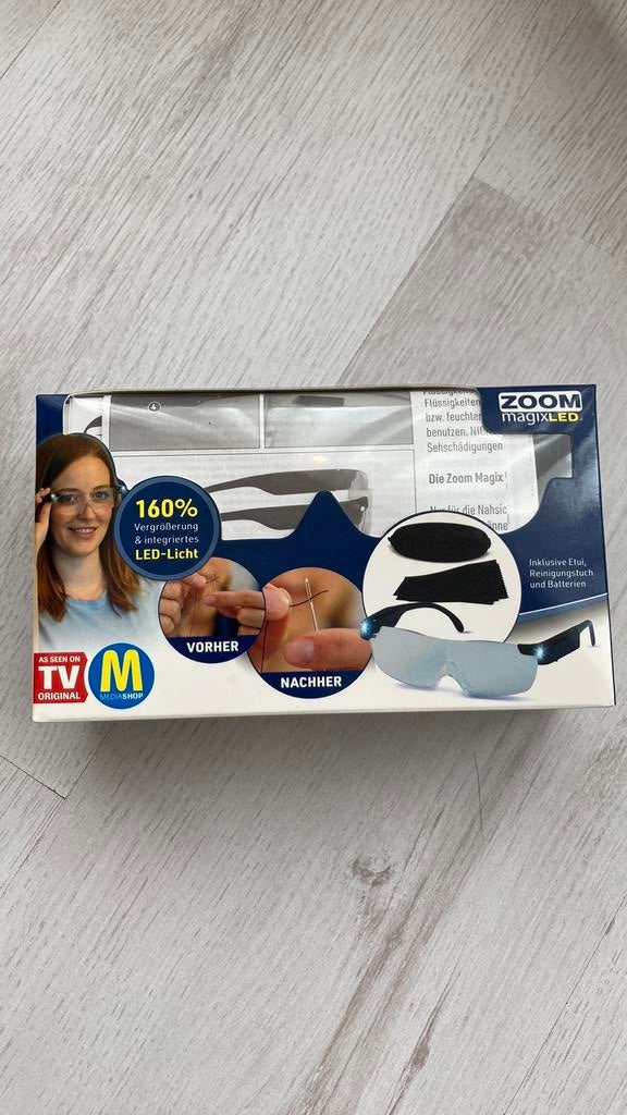 Bril Zoom magix Led, Ophalen, Nieuw