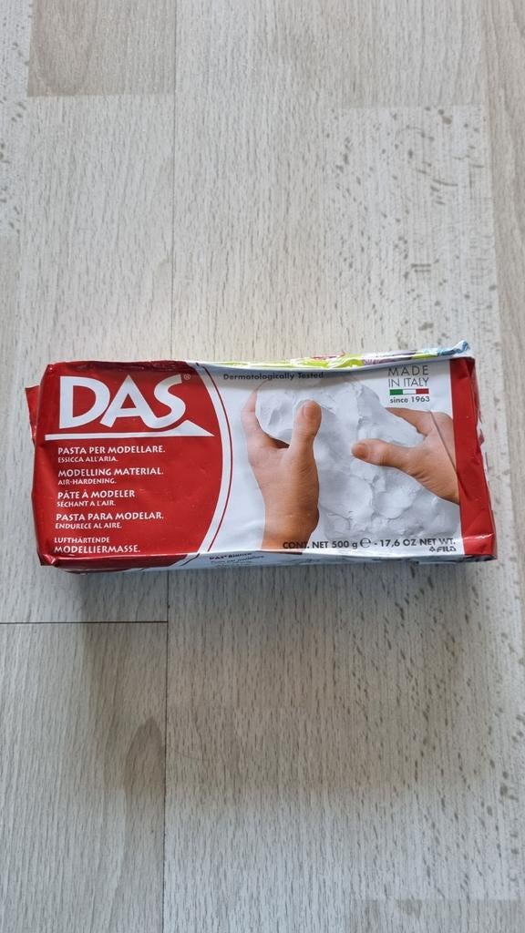 Das boetseer klei / knutsel materiaal 500 gram, Ophalen of Verzenden, Nieuw