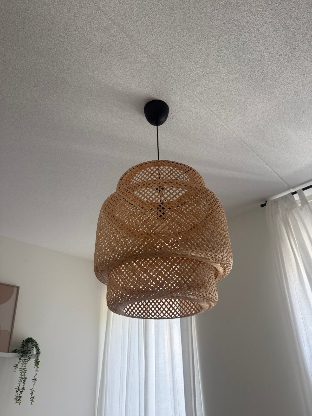 Ikea lamp Sinnerlig 50 cm, Ophalen, Zo goed als nieuw