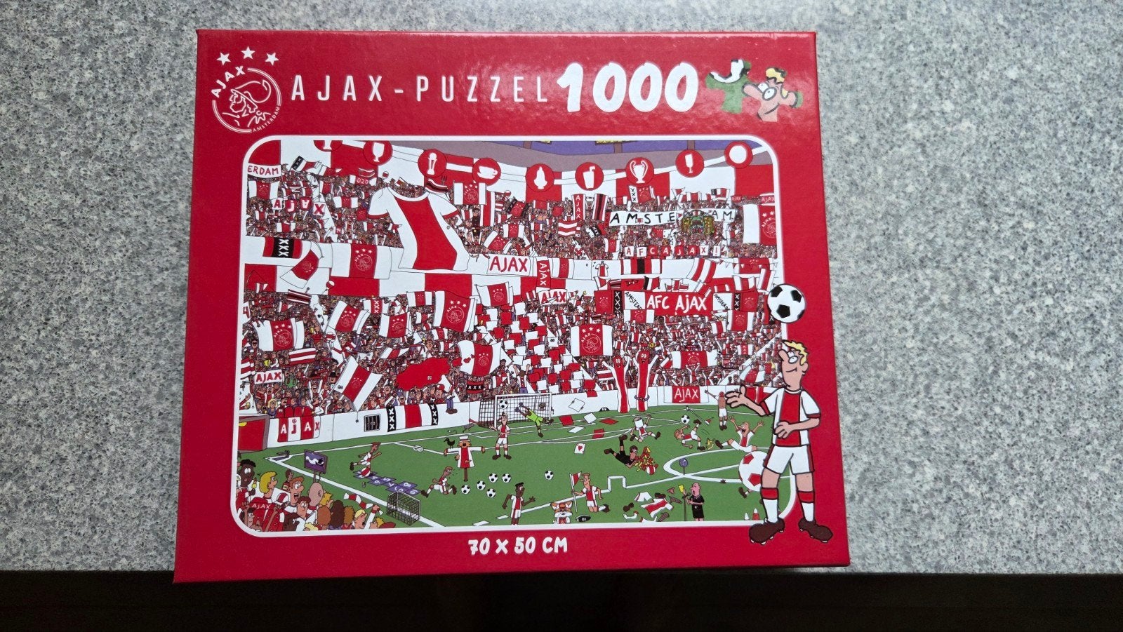 Nieuwe Ajax Puzzel 1000 stukjes - 50x70 cm, Hobby en Vrije tijd, Denksport en Puzzels, Ophalen of Verzenden, 500 t/m 1500 stukjes