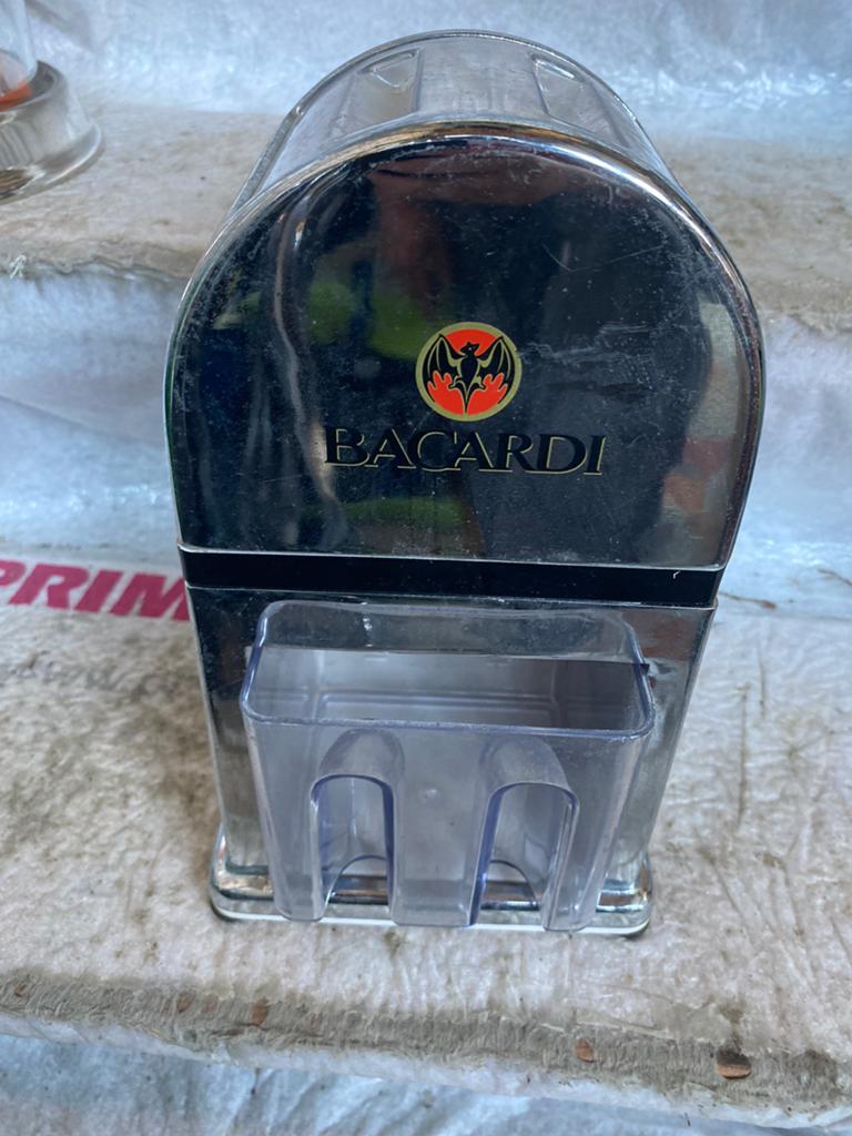 Bacardi ijs crusher ijs breker mixer vintage mancave rvs, Ophalen of Verzenden, Zonder vriesvak