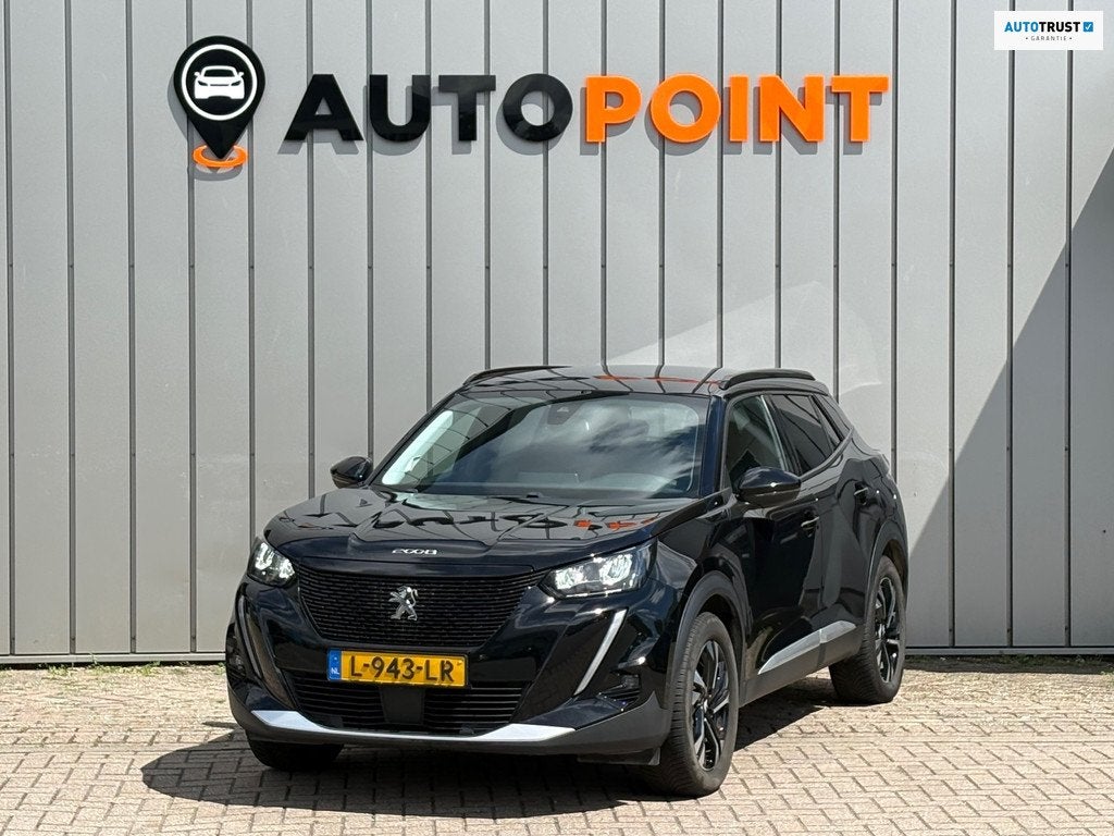 Peugeot E-2008 EV Allure Pack 50 kWh ORG NL DEALEROND FASE 3, Auto's, Peugeot, 136 pk, Zwart, Leder en Stof, Zwart