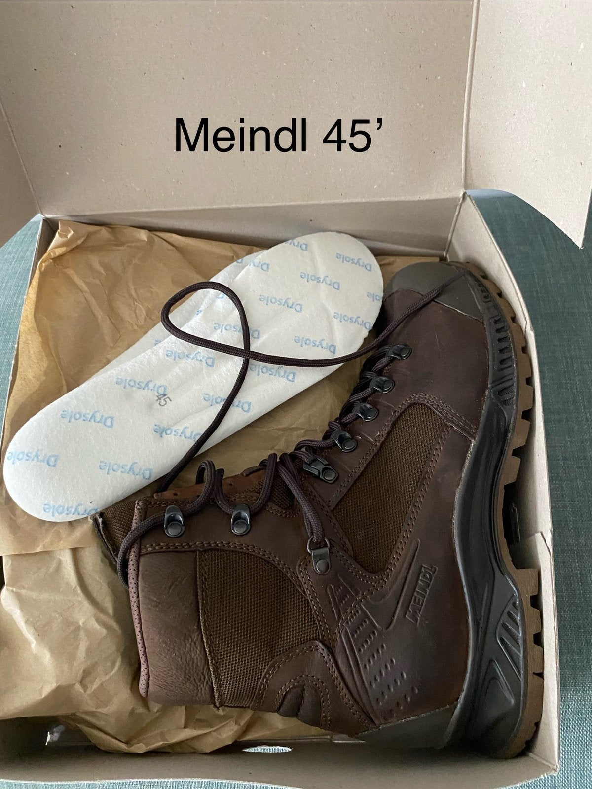 Meindl bottines, Ophalen of Verzenden, Zo goed als nieuw, Bruin, Boots