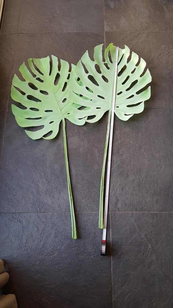 2x kunst palmbladeren groot, Ophalen of Verzenden, Zo goed als nieuw