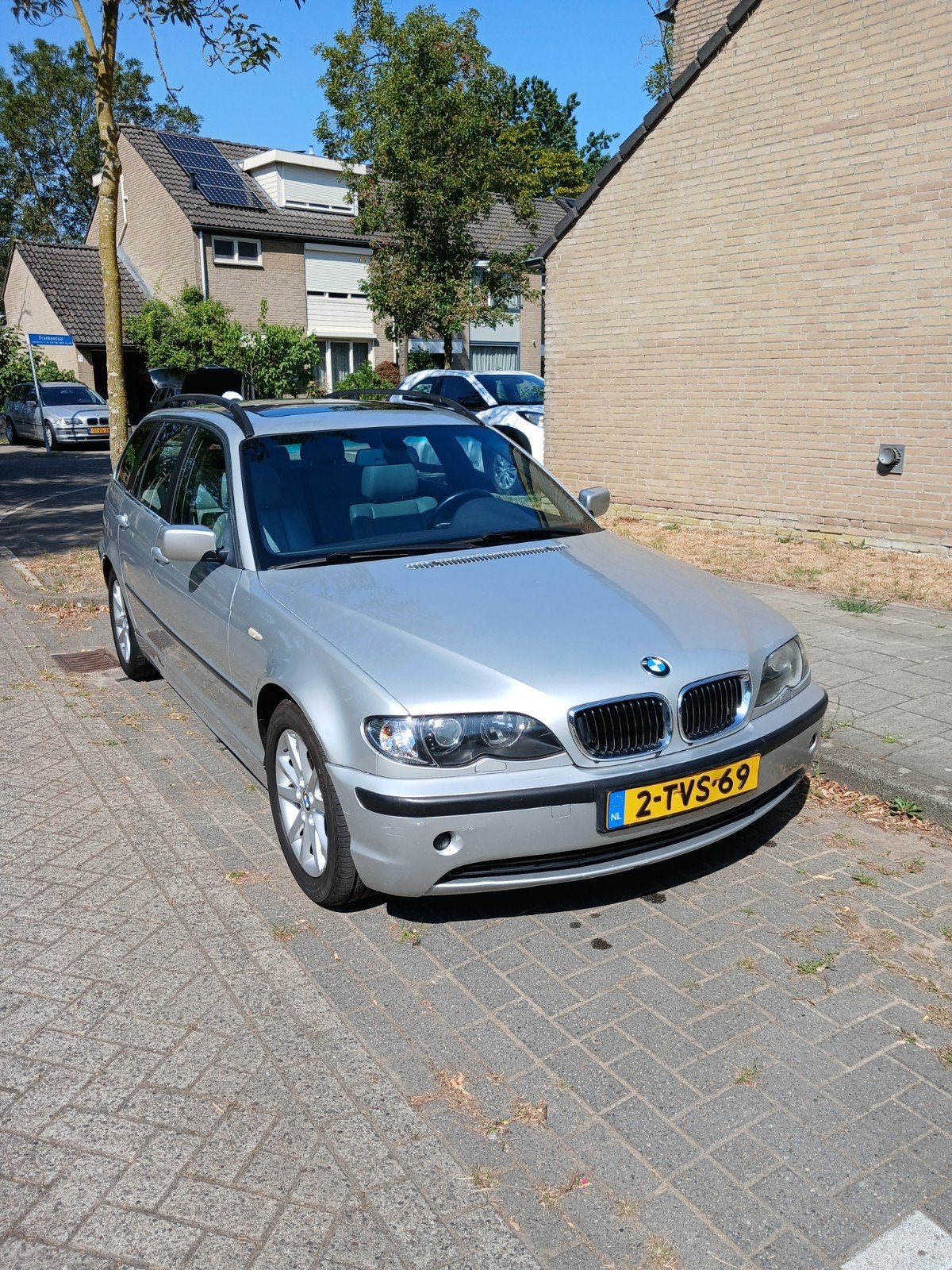 BMW 3-Serie 2.5 I 325 Touring AUT 2003 Grijs, Auto's, BMW, Automaat, Achterwielaandrijving, Automatische klimaatregeling, Stationwagon