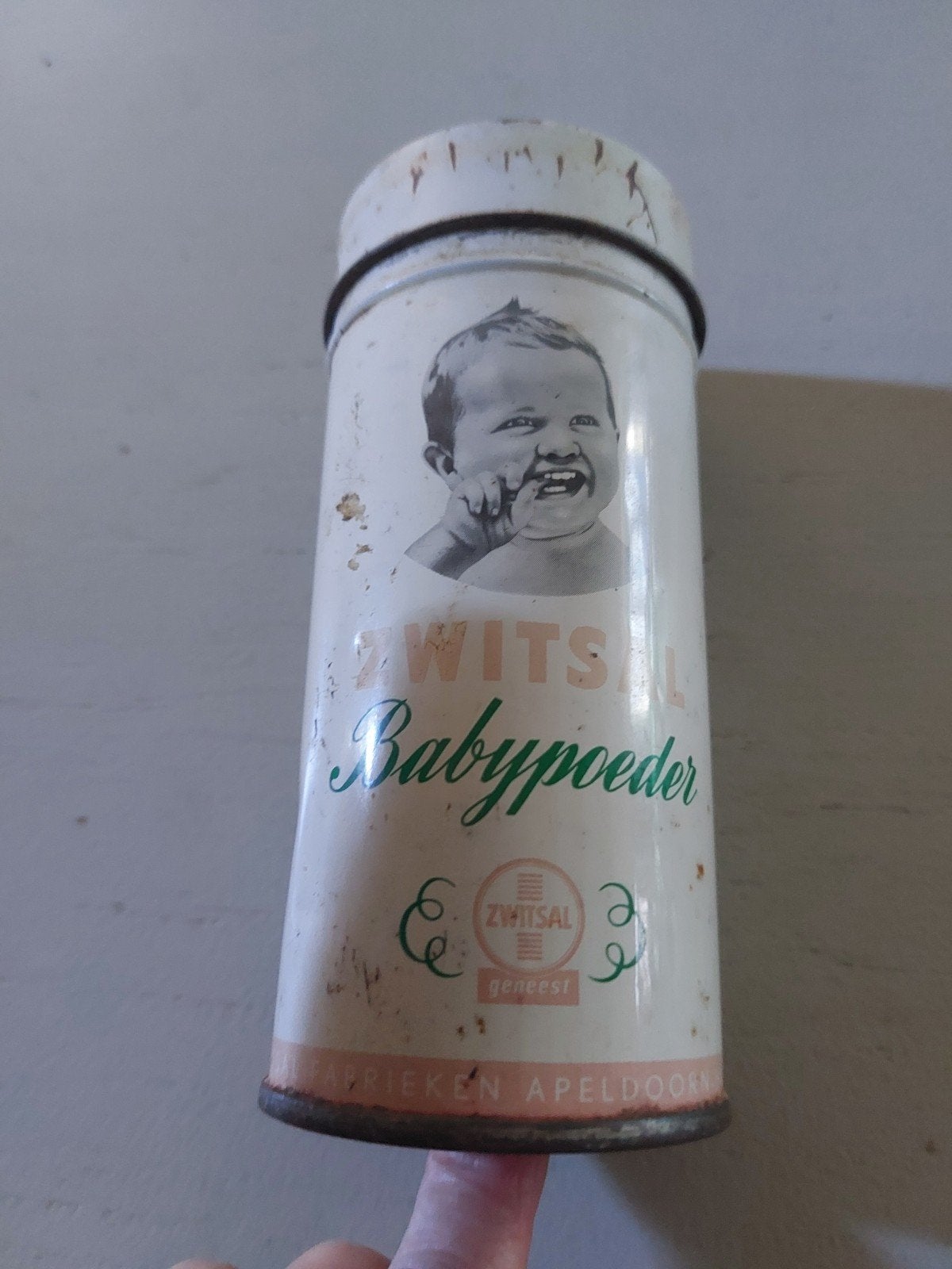 Vintage Zwitsal Babypoeder Bus - Decoratief Verzamelobject, Ophalen of Verzenden, Gebruikt, Overige, Overige merken