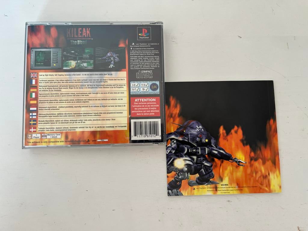 Kileak the blood PS1, 1 speler, Ophalen of Verzenden, Vanaf 3 jaar