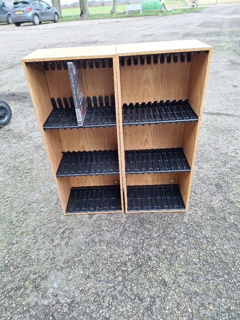 2x dvd-rek, Ophalen, Dvd's, Zo goed als nieuw, 25 tot 75 discs