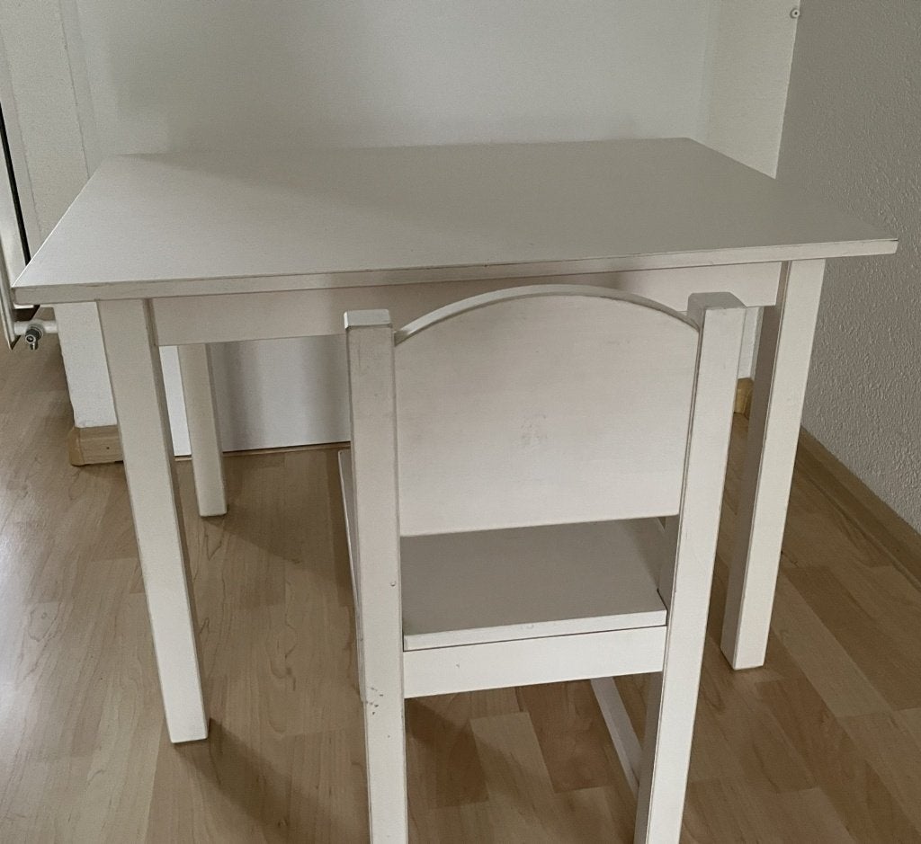 Kinder tafel en stoeltje IKEA Sundvik, Ophalen, Gebruikt, Tafel(s) en Stoel(en)