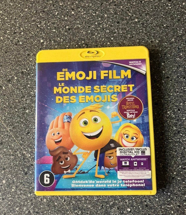 De Emoji Film (2017) Blu-ray, Ophalen of Verzenden, Zo goed als nieuw, Blu-ray, Tekenfilms en Animatie