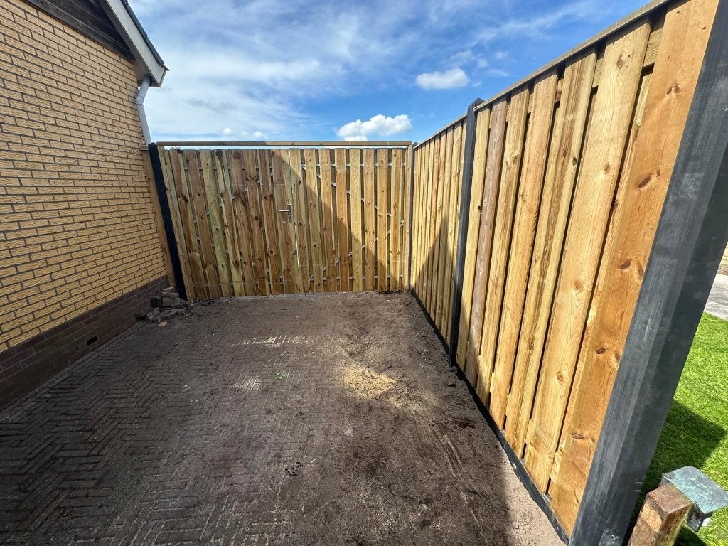 Hout-beton schuttingen, Gratis offerte!, Tuin en Terras, Schuttingen, Ophalen, 1 tot 2 meter, Niet van toepassing, Minder dan 3 meter