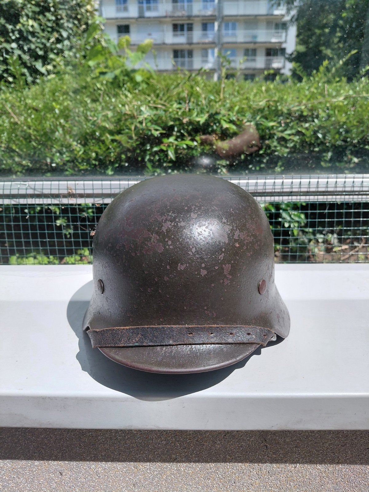 Duitse helm M40 KRIEGSMARINE., Ophalen, Duitsland, Helm of Baret