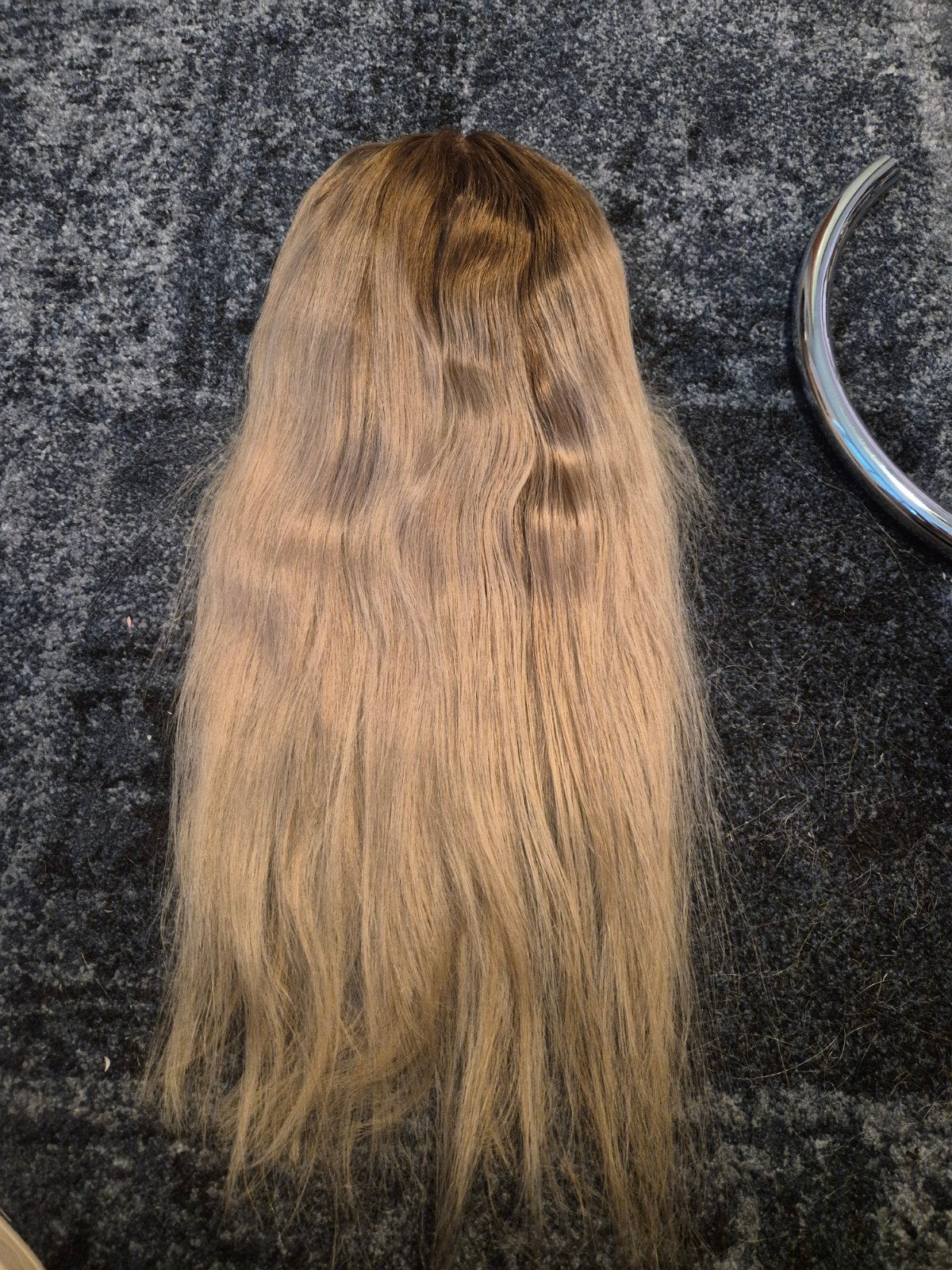vol en lang echt haar pruik 13x6 lace front haarwerk, Verzenden, Zo goed als nieuw, Pruik of Haarverlenging