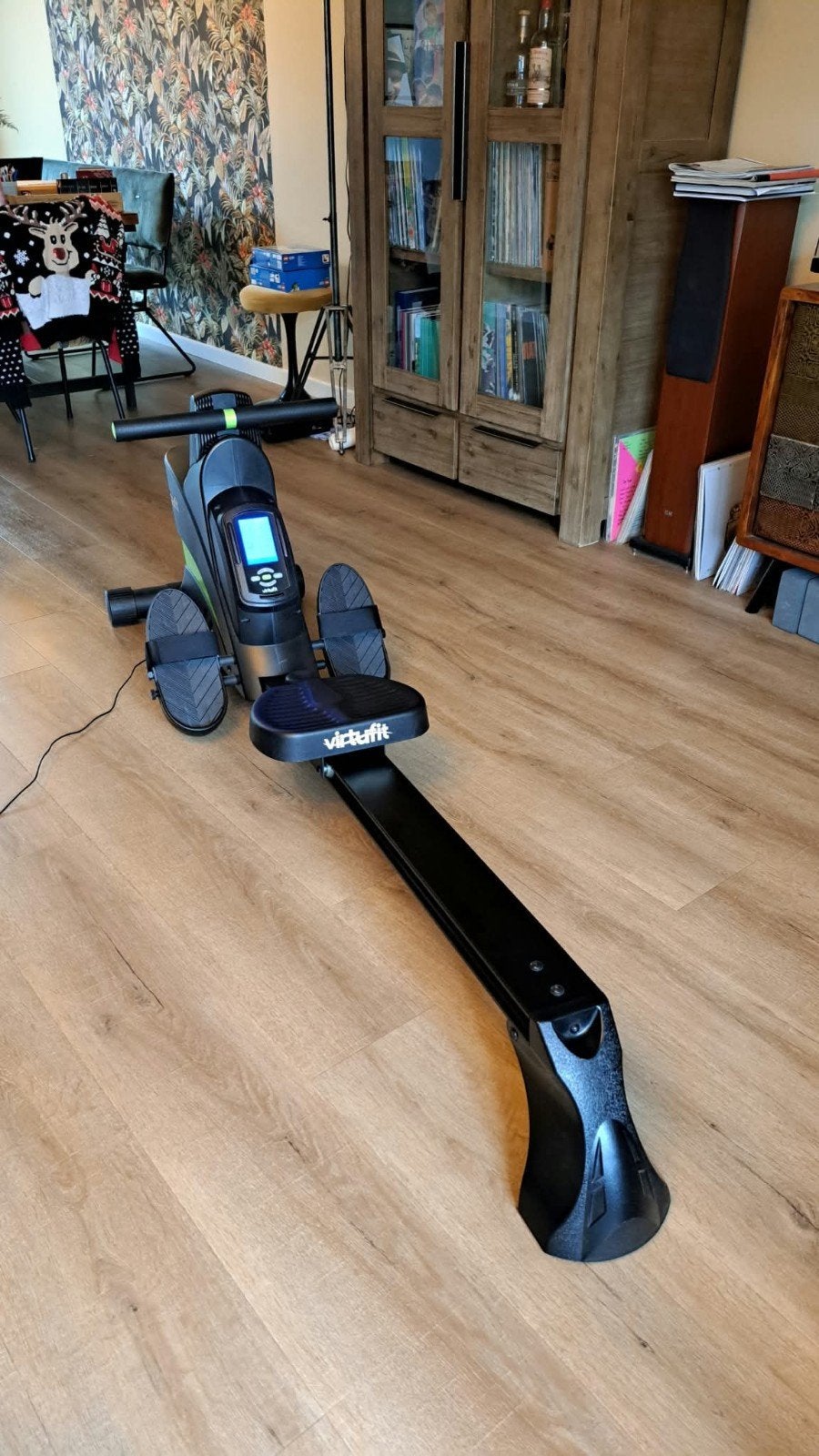 VirtuFit Ergometer Roeitrainer Semi-Pro, Ophalen, Benen, Zo goed als nieuw, Metaal
