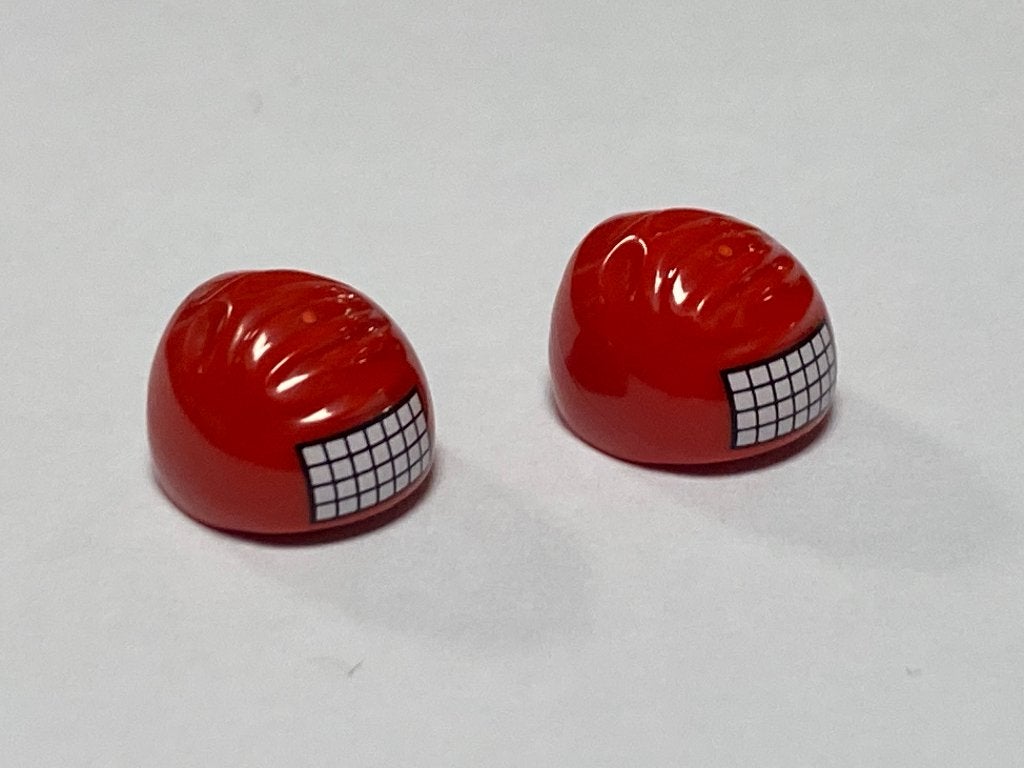 Partij Lego 2x nieuwe rode zwem mutsen / badmuts