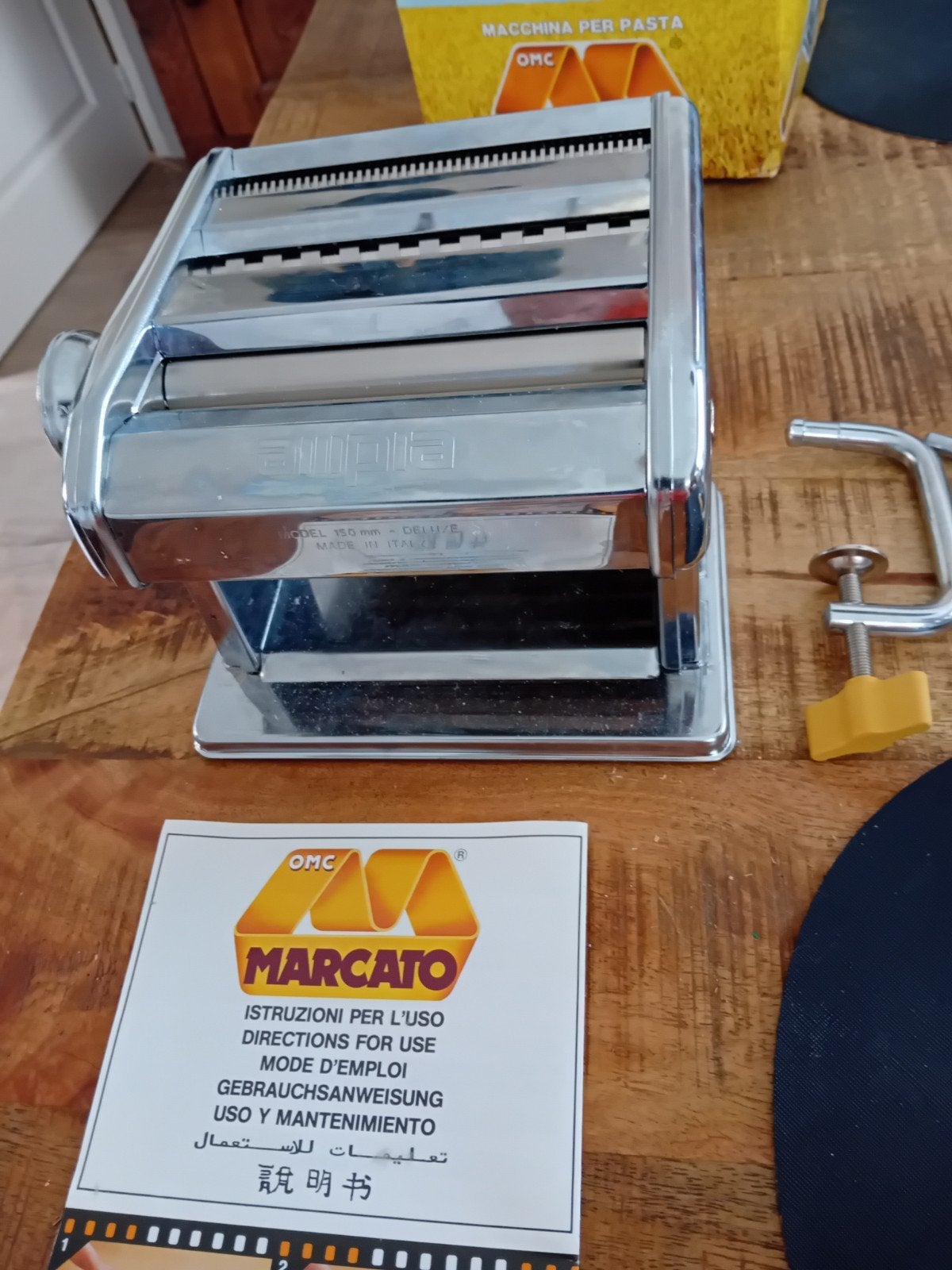 Pasta machine, Ophalen
