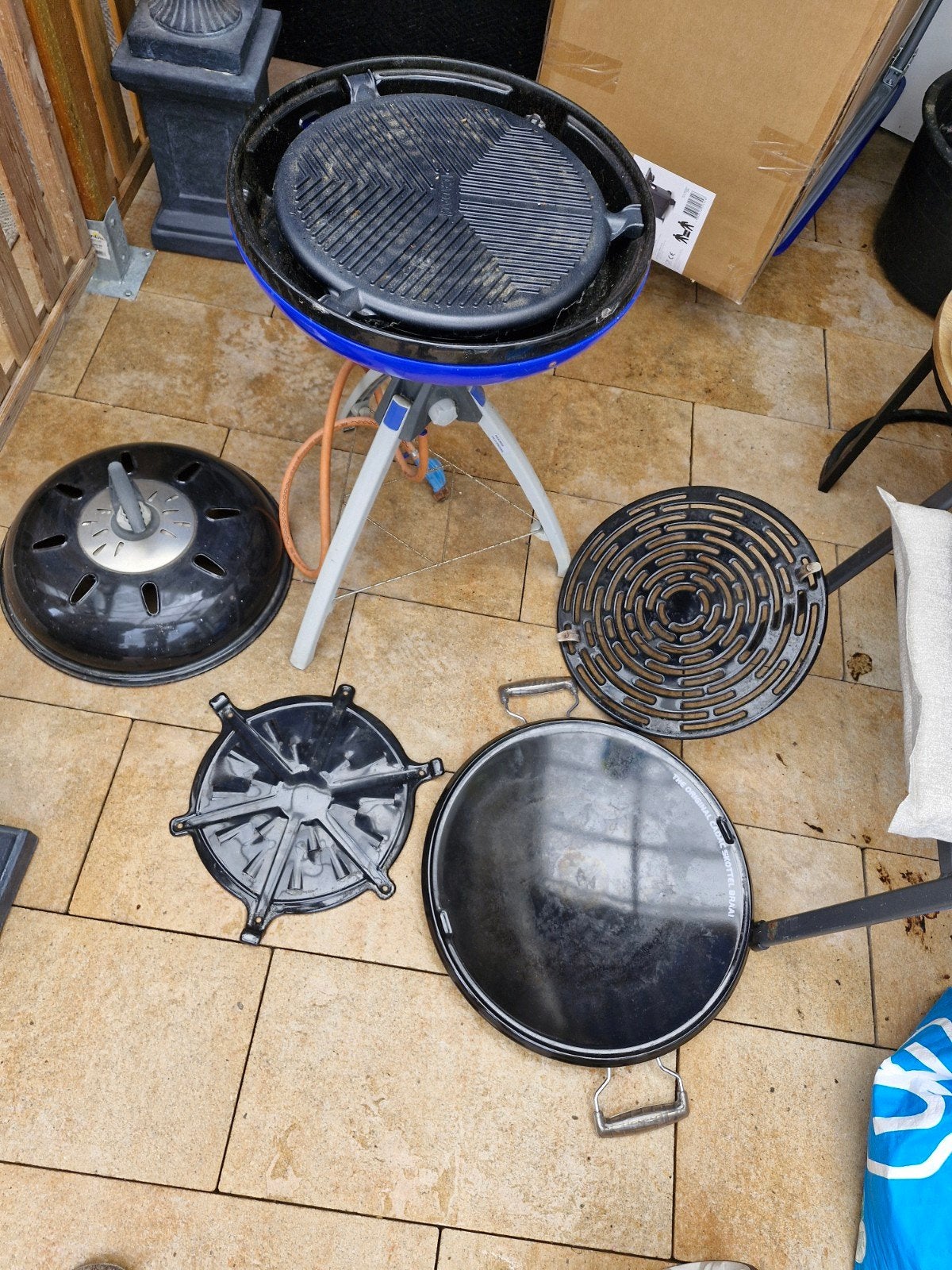 Sköttelbraai, Ophalen, Gebruikt
