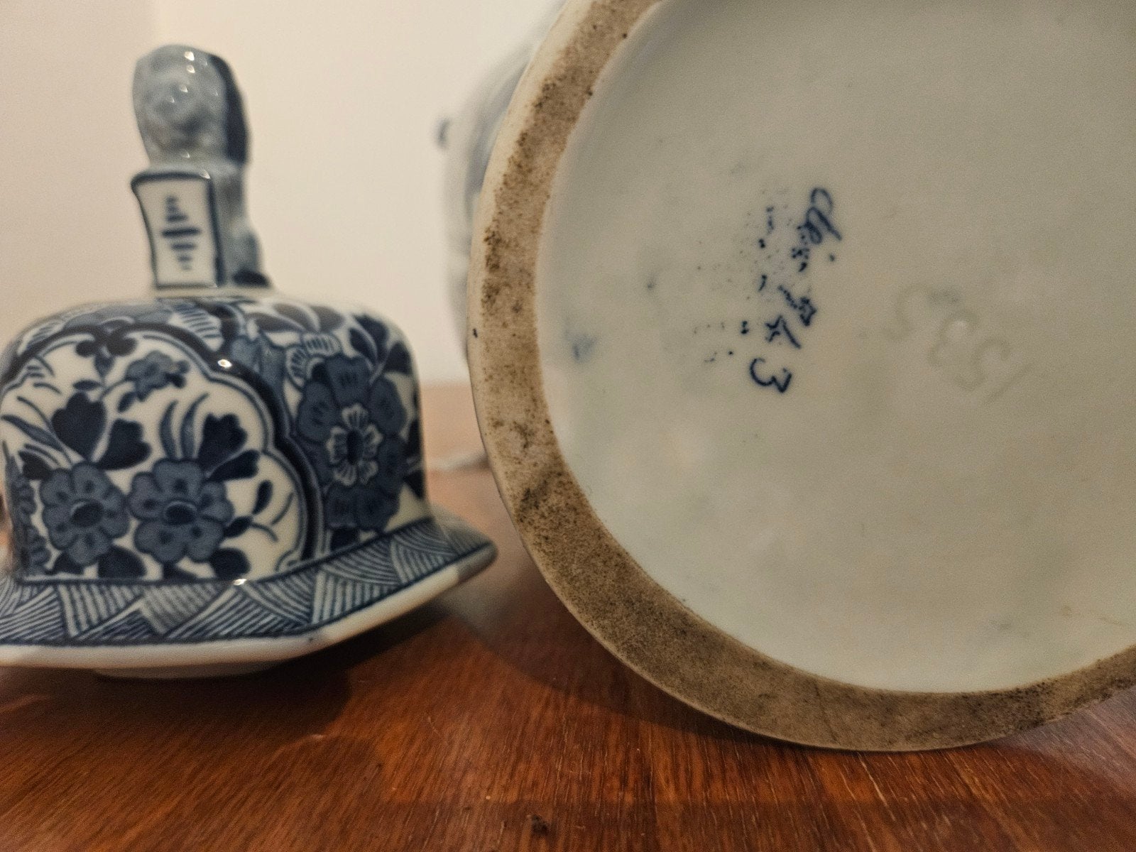 Delfts blauw, Ophalen