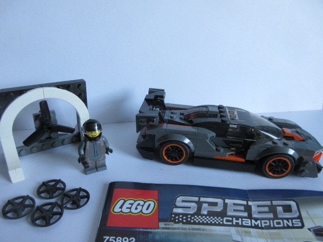 75892 Speed Champions, McLaren Senna., Lego, Zo goed als nieuw, Complete set, Inclusief instructies