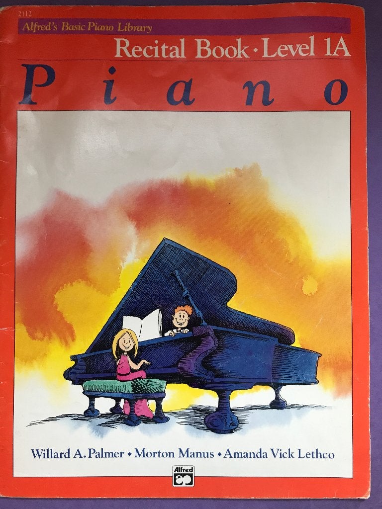 Alfred's Basic Piano Library Recital Book Level 1A, Muziek en Instrumenten, Bladmuziek, Ophalen, Gebruikt, Overige genres, Les of Cursus