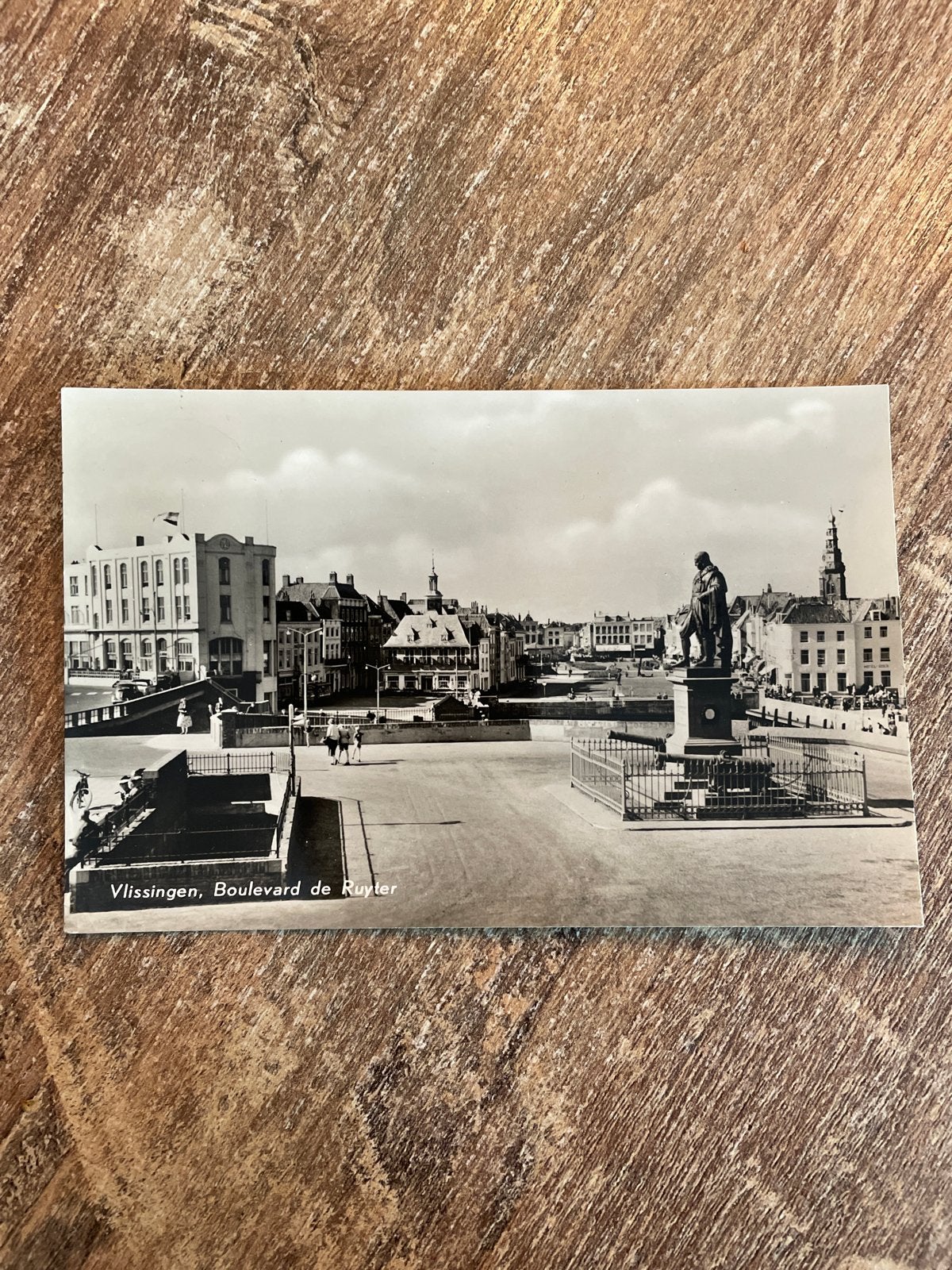 Ansichtkaart Vlissingen, Boulevard de Ruyter (1959), Ophalen of Verzenden, 1940 tot 1960, Gelopen, Zeeland