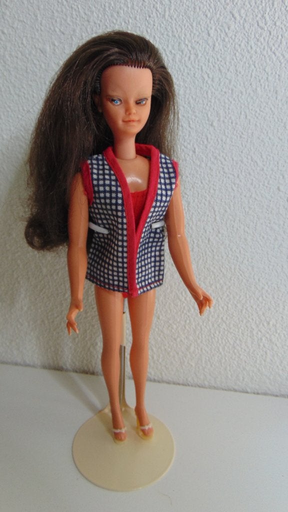 Oude Willy Wildebras Barbie pop, Verzamelen, Poppen, Ophalen of Verzenden, Gebruikt, Pop