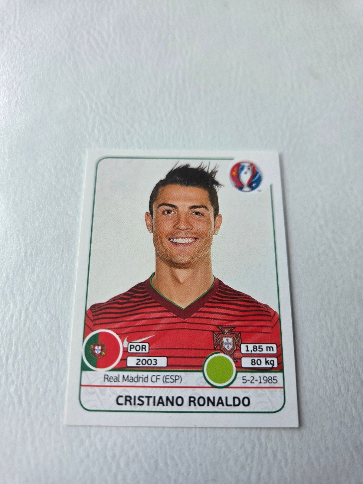 Panini Christiano Ronaldo, Ophalen of Verzenden, Zo goed als nieuw, Plaatje