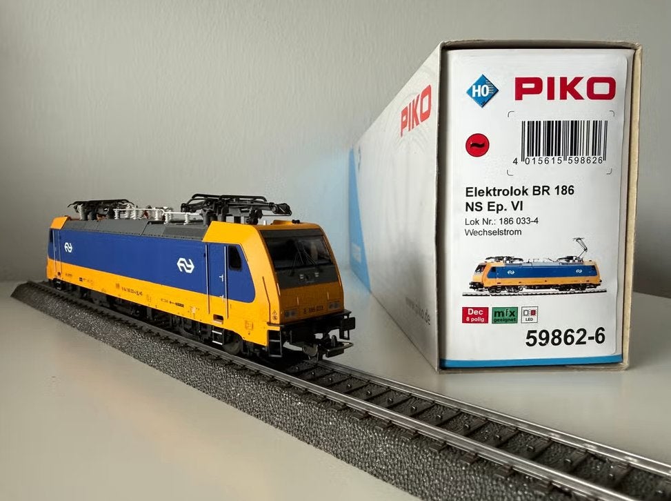 PIKO 59862-6 | BR 186 NS, Wisselstroom, Locomotief, Piko, Ophalen of Verzenden