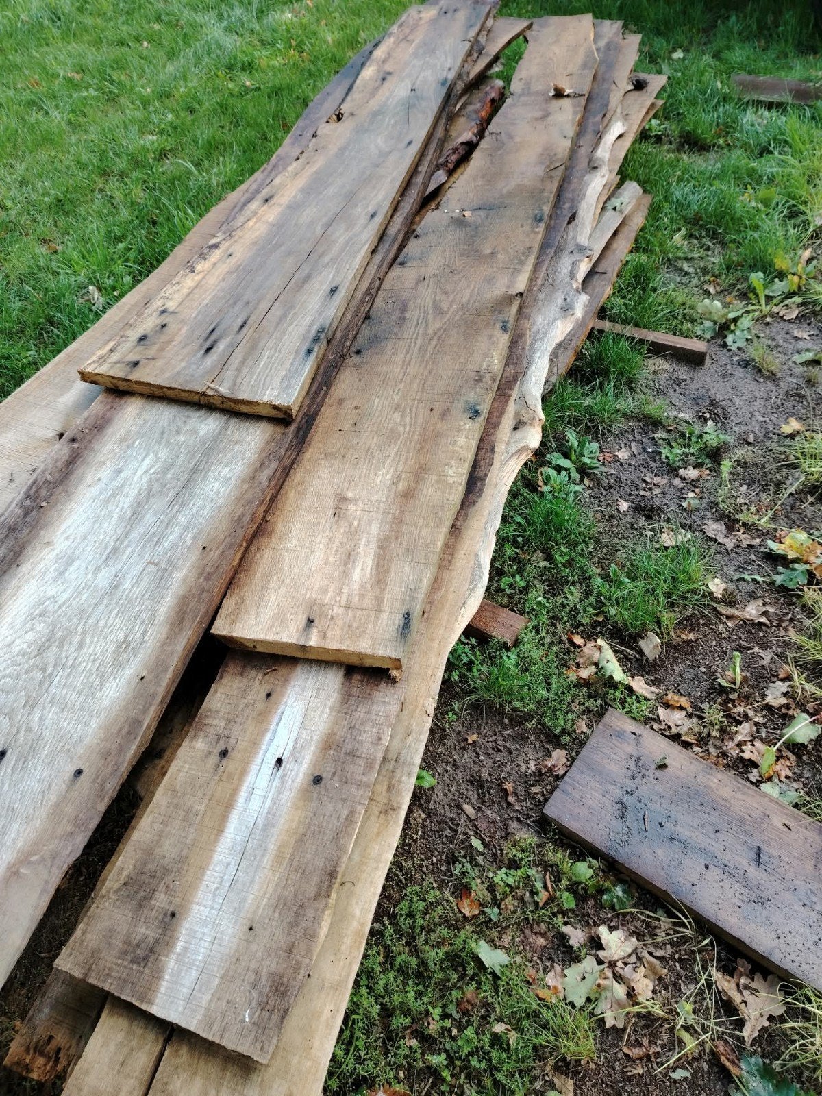Diverse houten planken - Gebruikt, Ophalen, Gebruikt, 25 tot 50 mm, 200 tot 250 cm