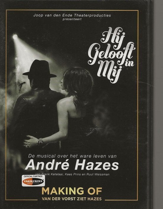 Hij Gelooft in Mij - De Musical over André Hazes DVD, Muziek, Bonusmateriaal, Verzenden, Alle leeftijden
