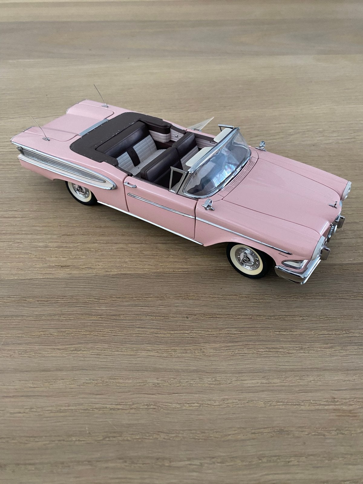 Franklin Mint Edsel Citation Roze Cabriolet Schaalmodel, Ophalen of Verzenden, Zo goed als nieuw, Auto