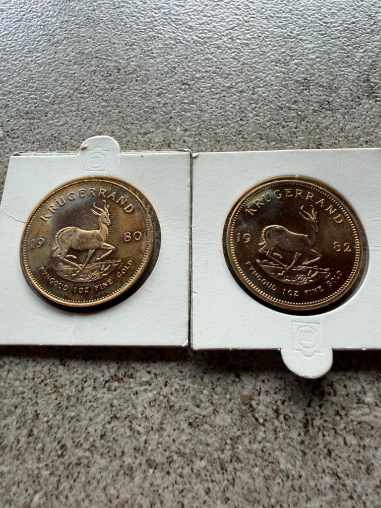 Krugerrand 1982 1 Oz 999 goud, Verzenden, Zuid-Afrika, Losse munt, Goud