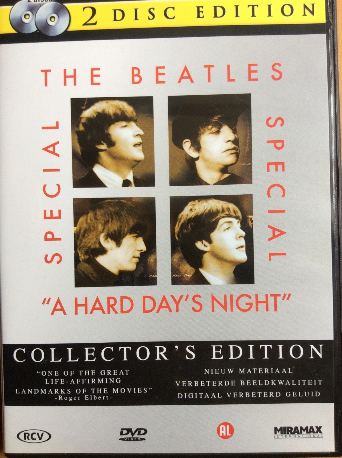 THE BEATLES / 2-DVD "A Hard Day's Night" Remastered/Nieuw!, Engels, Alle leeftijden, Nederlands, Ophalen of Verzenden