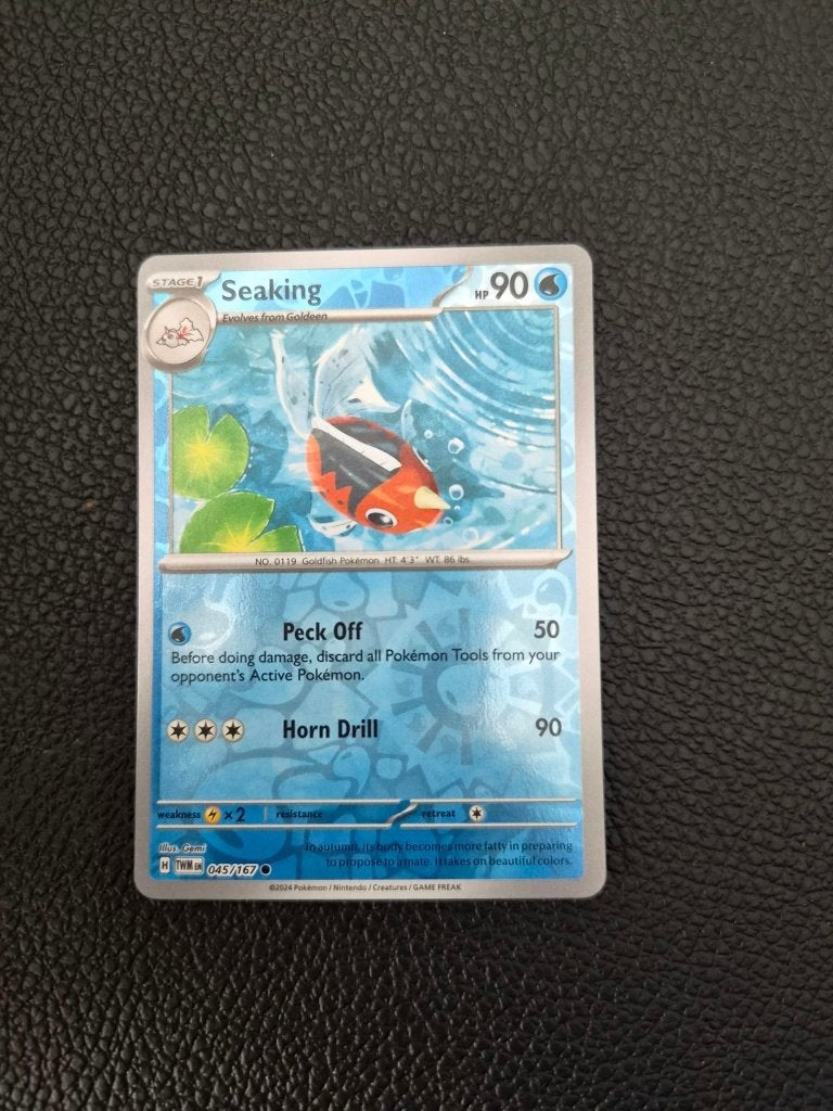 Seaking 045/167 Reverse Holo – Twilight Masquerade - 2024, Ophalen of Verzenden, Zo goed als nieuw, Losse kaart