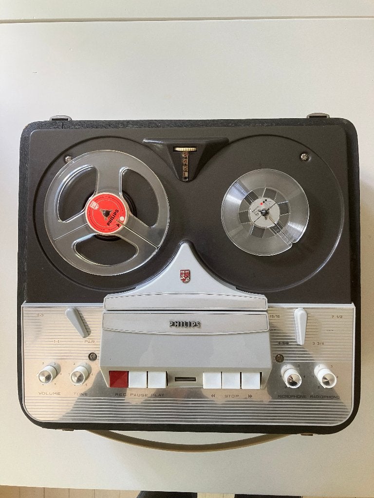 Philips bandrecorder EL 3549, Ophalen, Bandrecorder, Met banden