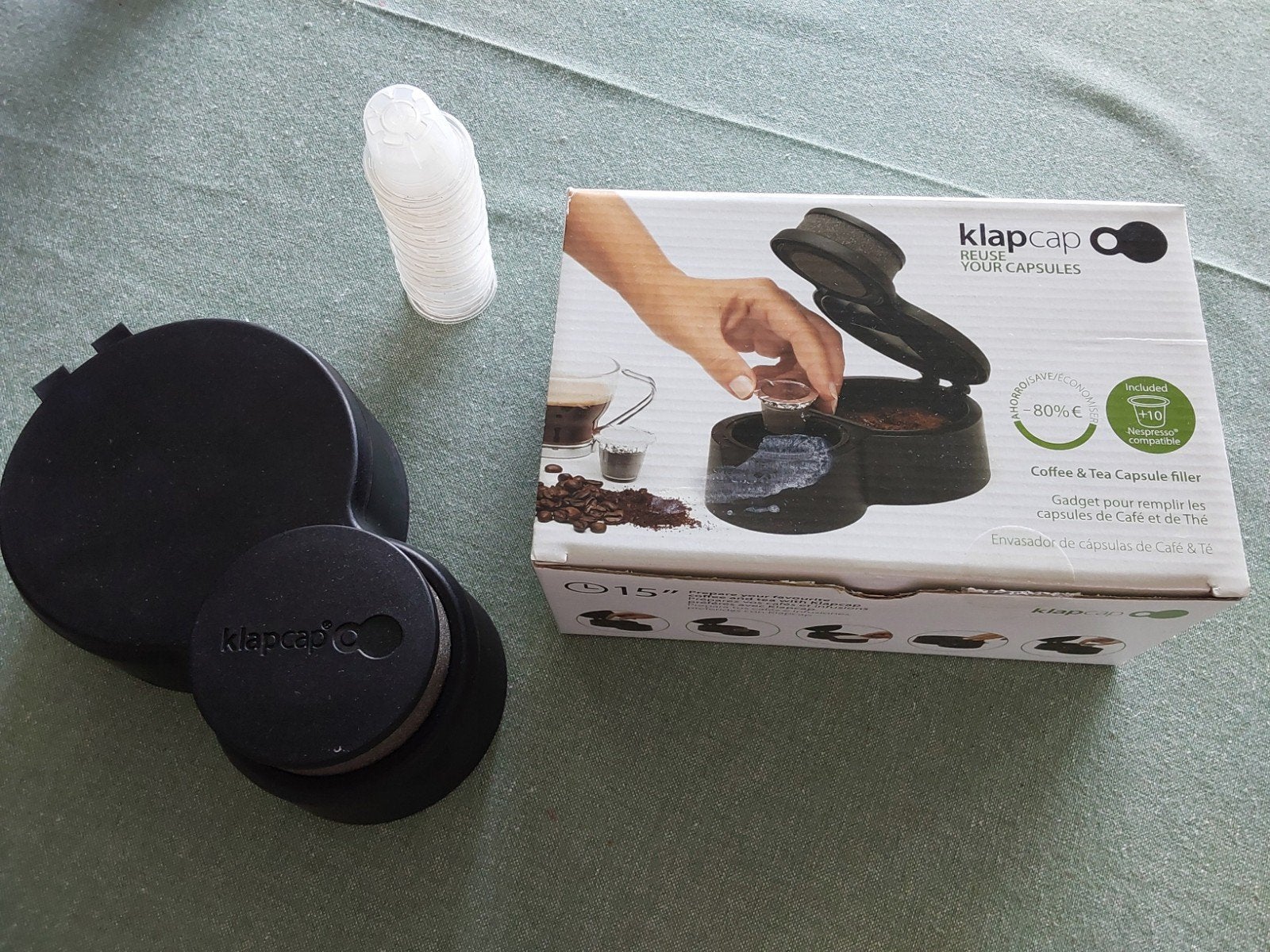 Klappcap capsulevuller voor Nespresso-compatibele capsules, Ophalen of Verzenden, Zo goed als nieuw