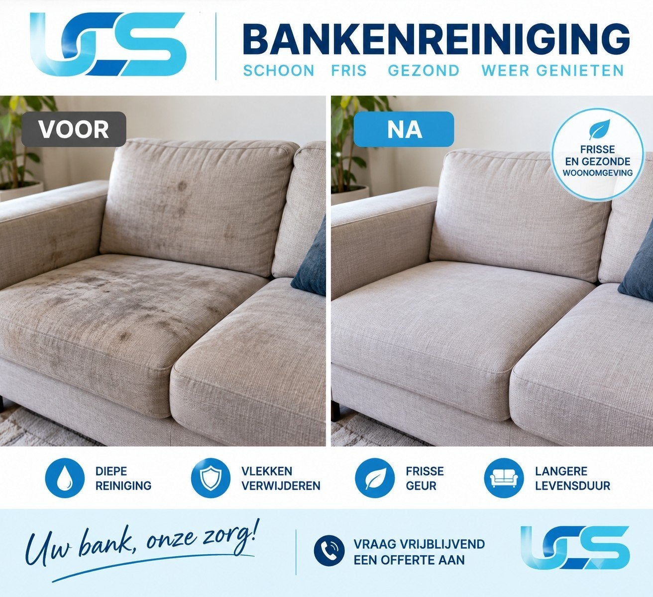 ️ Bankreiniging aan huis | Weer fris en verzorgd!, Interieuradvies
