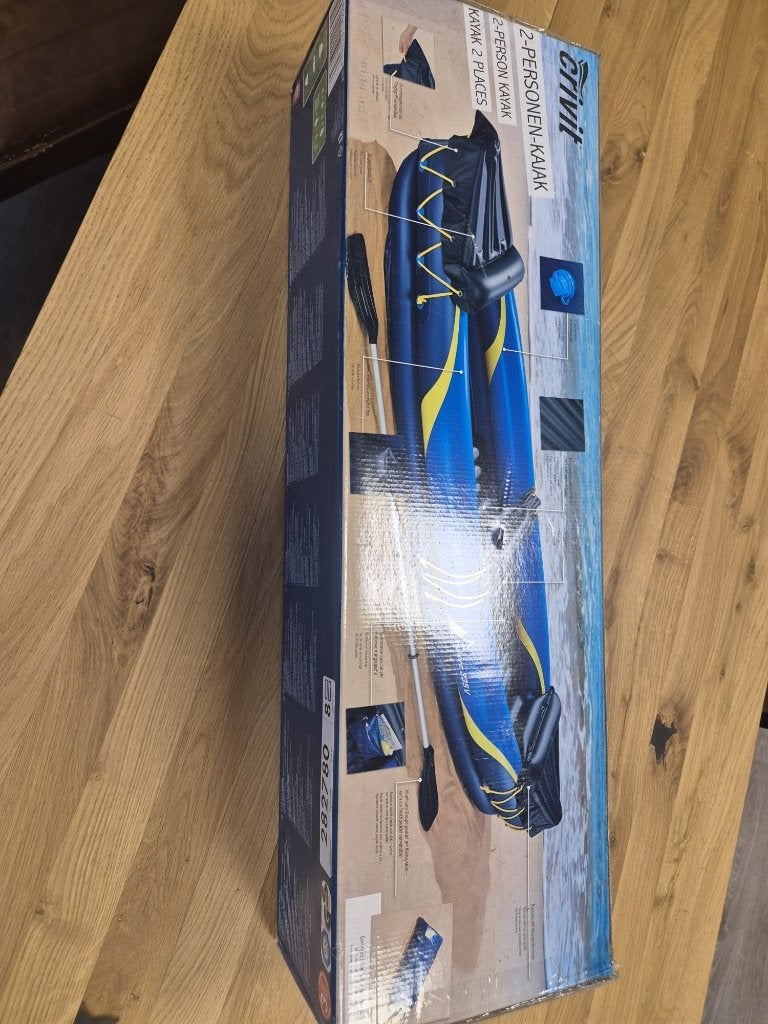 2 persoons Kayak, Watersport en Boten, Kano's, Ophalen, Opblaasbaar, Kajak, Nieuw