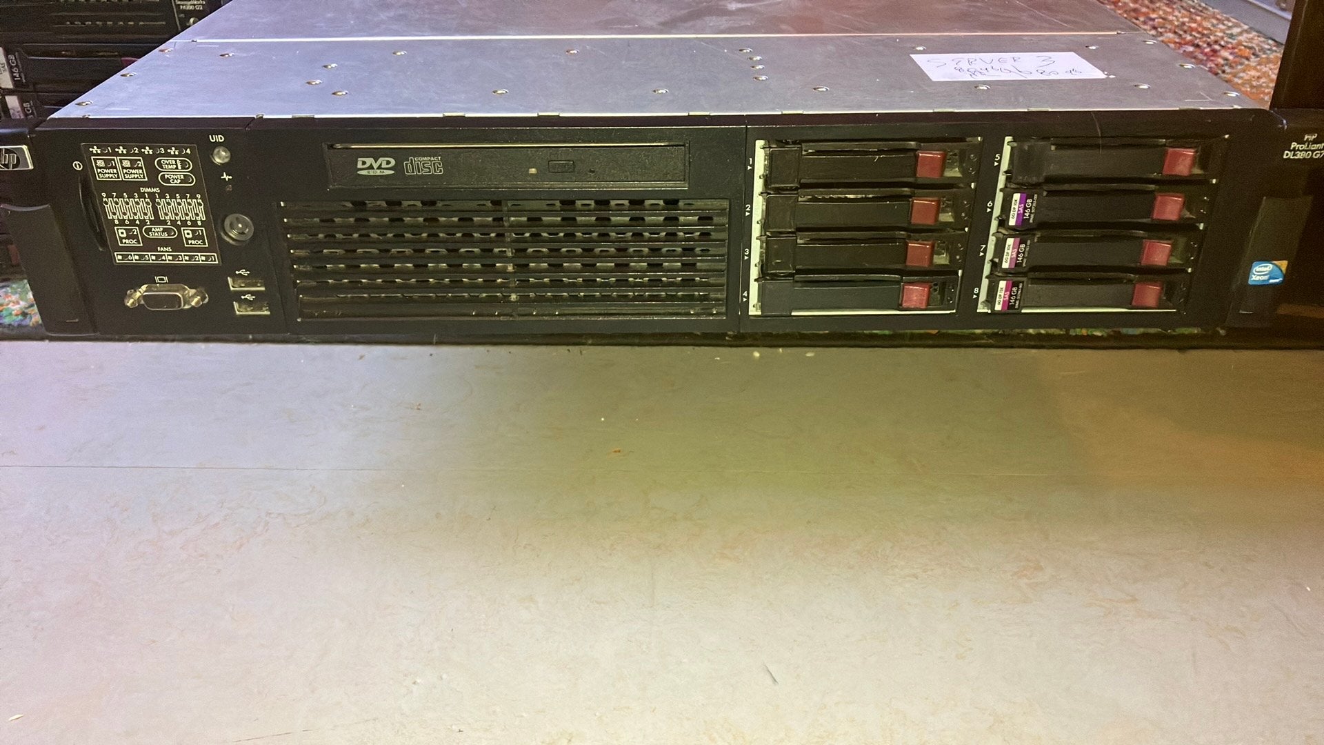HP proliant dl380 g7 80gb ram, Computers en Software, Servers, Ophalen, Gebruikt, 2 tot 3 Ghz, Hot swappable onderdelen