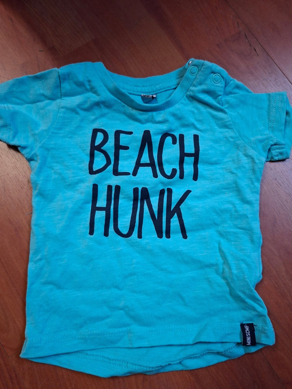 Blauw shirtje van Newborn, maat 56, Kinderen en Baby's, Babykleding | Maat 56, Newborn, Verzenden, Nieuw, Jongetje